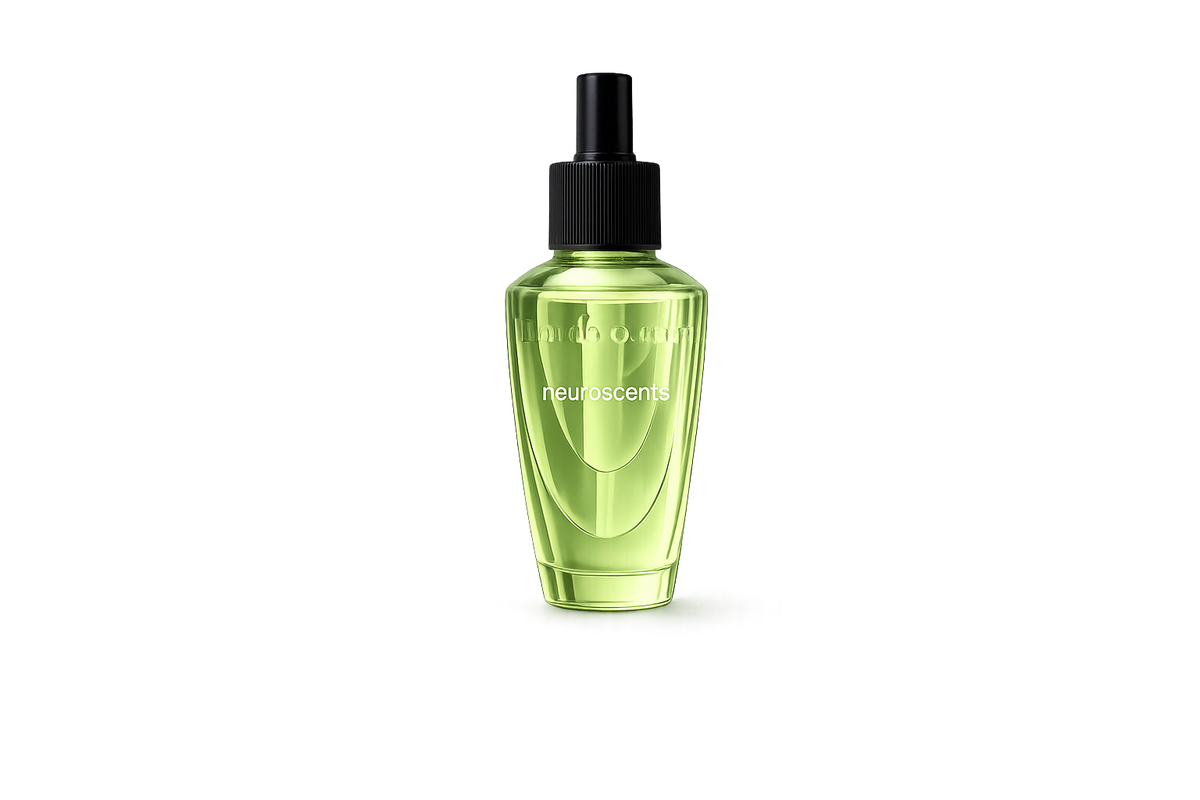 Poseidon Summer in New York — Green Rush fragrance bottle with citrus and botanicals